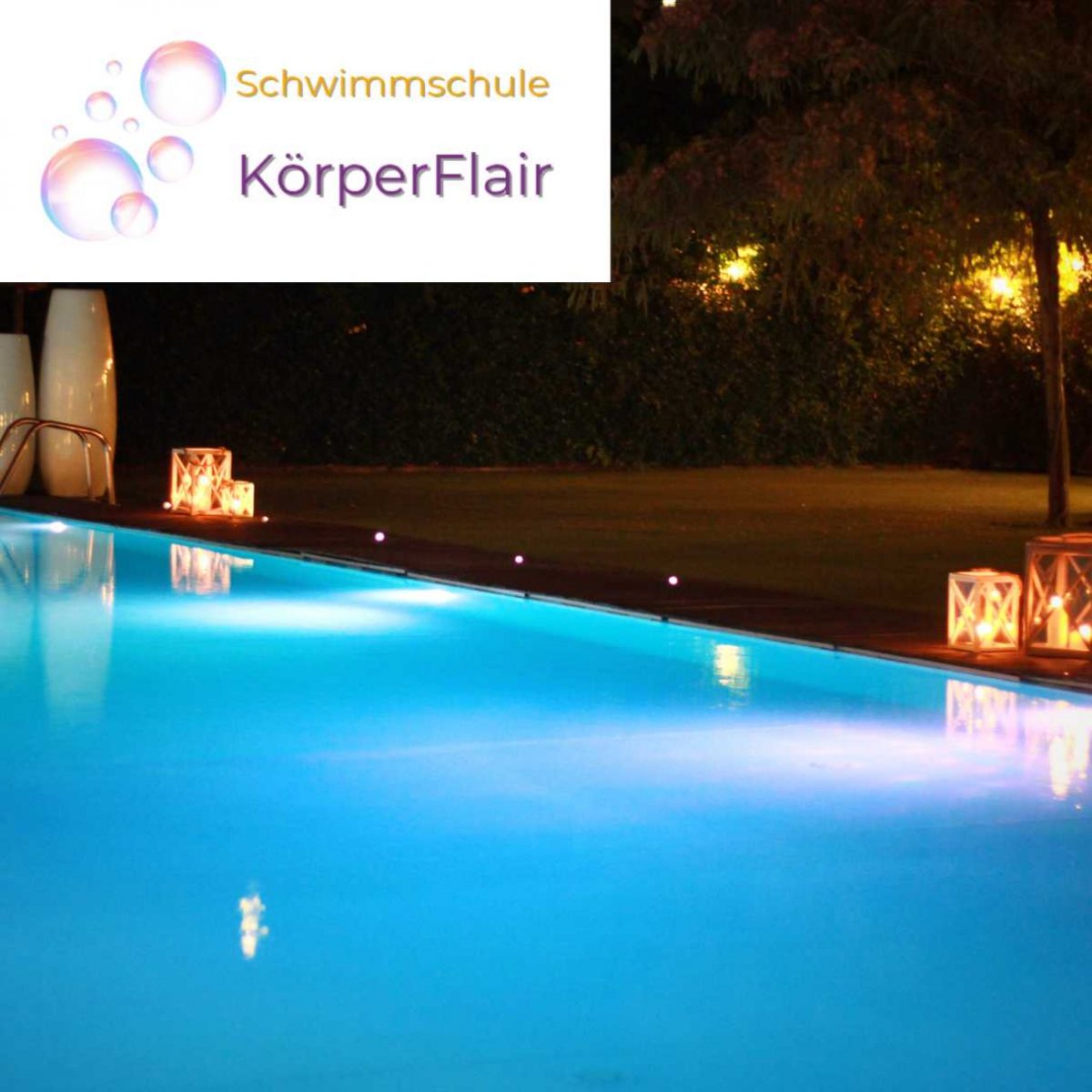 Candlelight-Schwimmen in Hennigsdorf