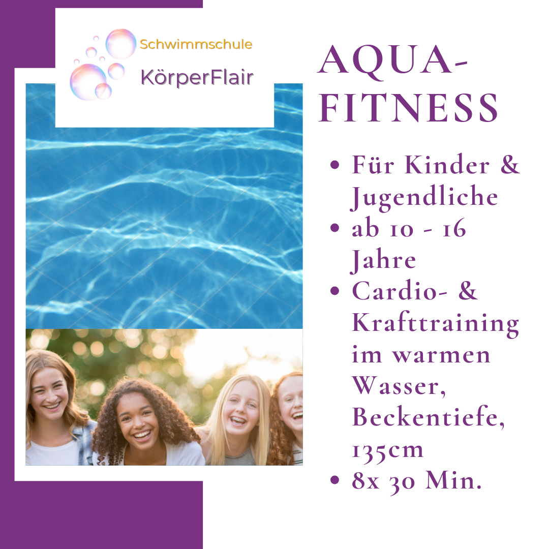 Aqua-Teens Aquafitness für Jugendliche in Hennigsdorf